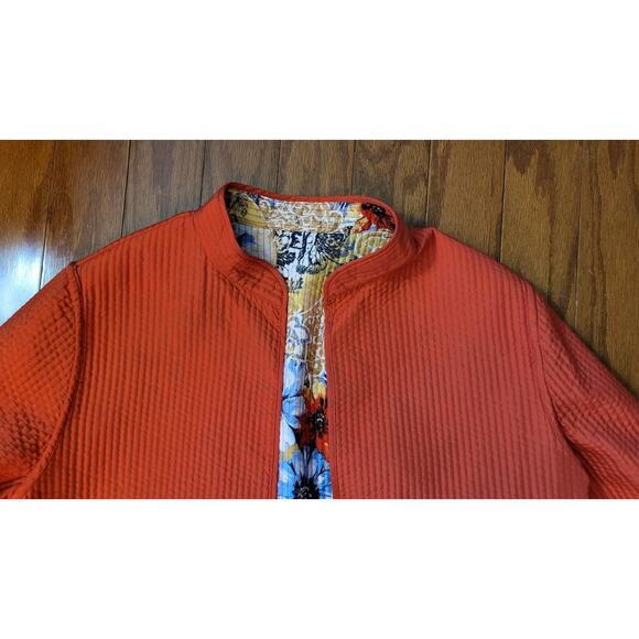 Alfred Dunner (Size 16) Floral Reversible Multicolor Jacket - Picture 11 of 11